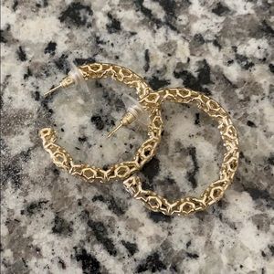 Kendra Scott Gold Hoops